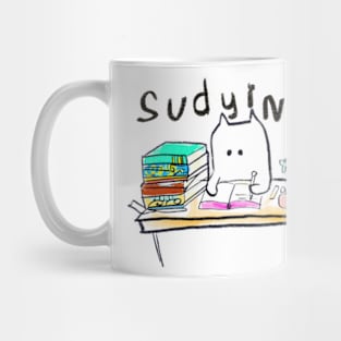 STUDYING CAT... HMM HMM Mug